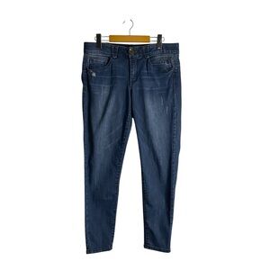 Democracy Women's Medium Indigo "Ab"solution Skinny Denim Jeans